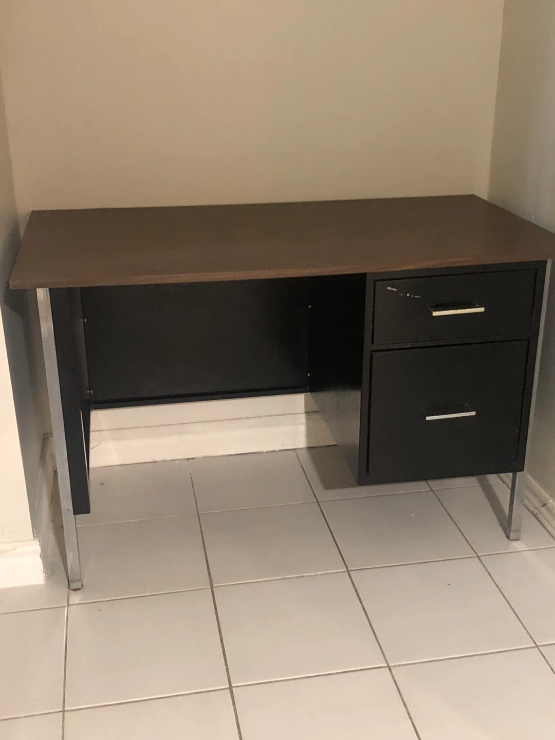Desk with two drawers - photo 2