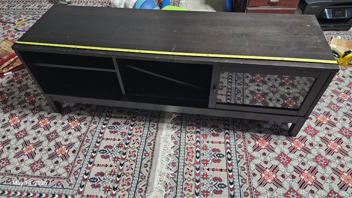 Dark Wood Entertainment Unit - photo 5