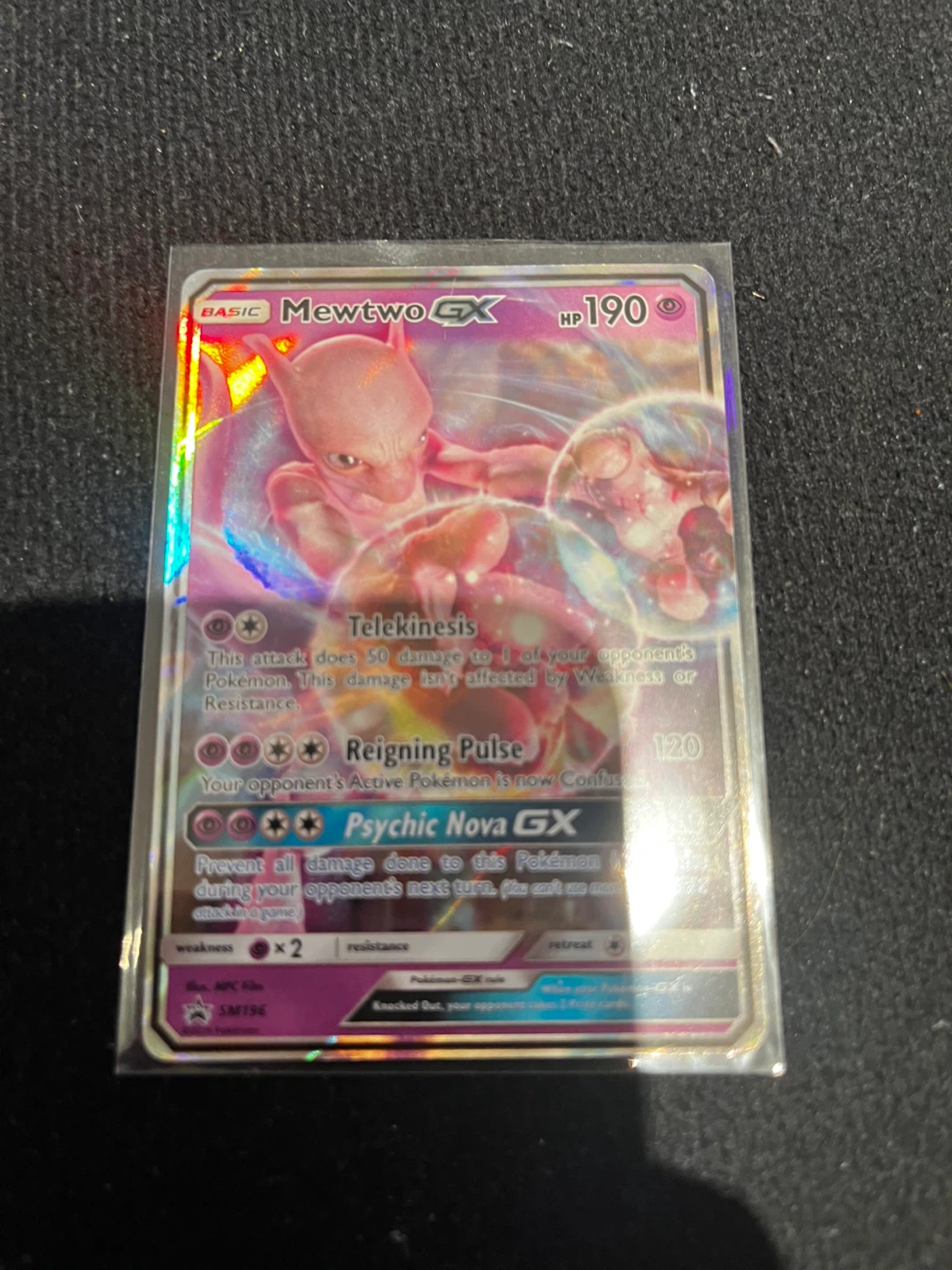 Mewtwo GX Pokémon Card SM196