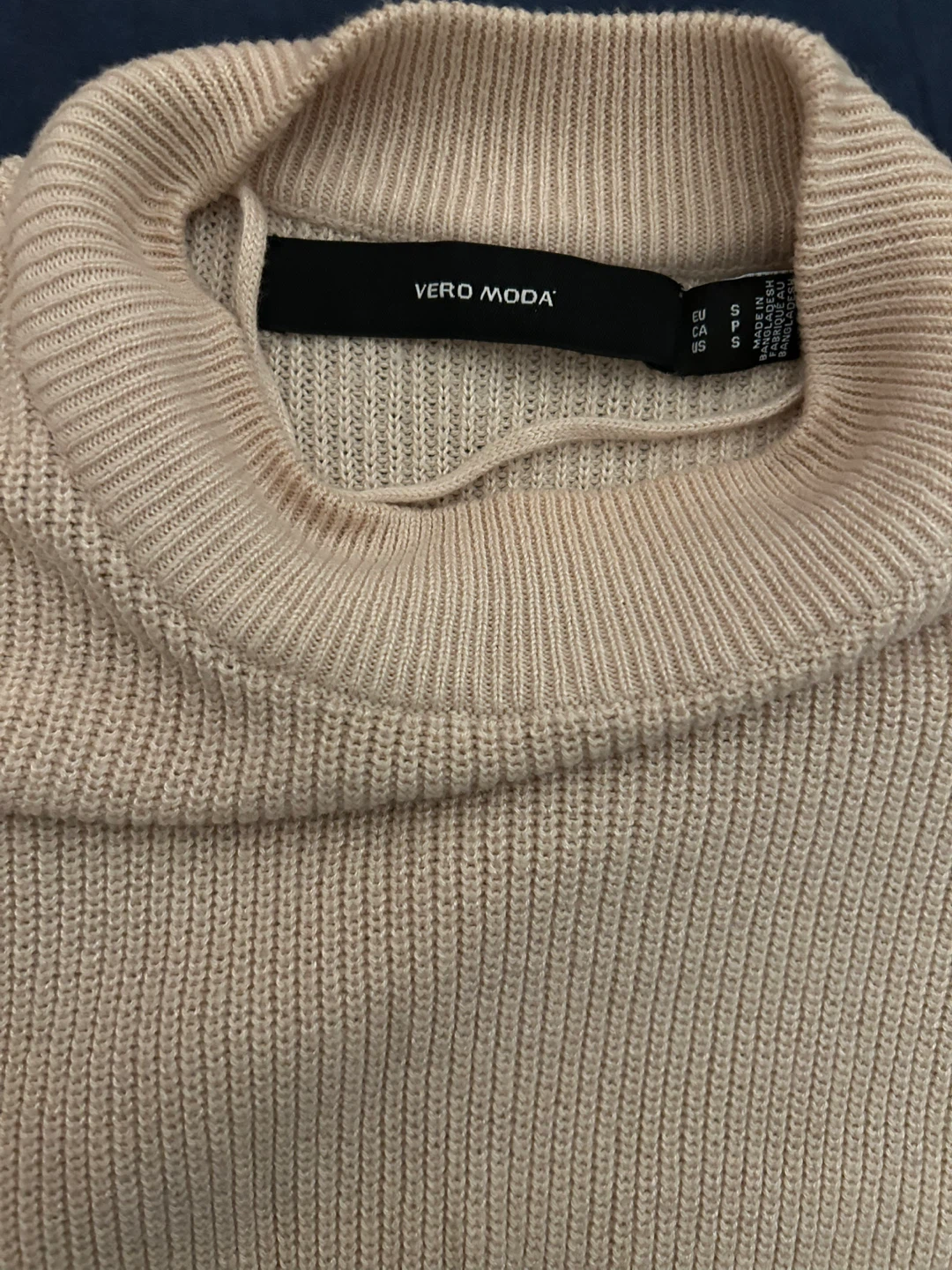 Vero Moda Beige Knit Sweater - Size S - photo 2