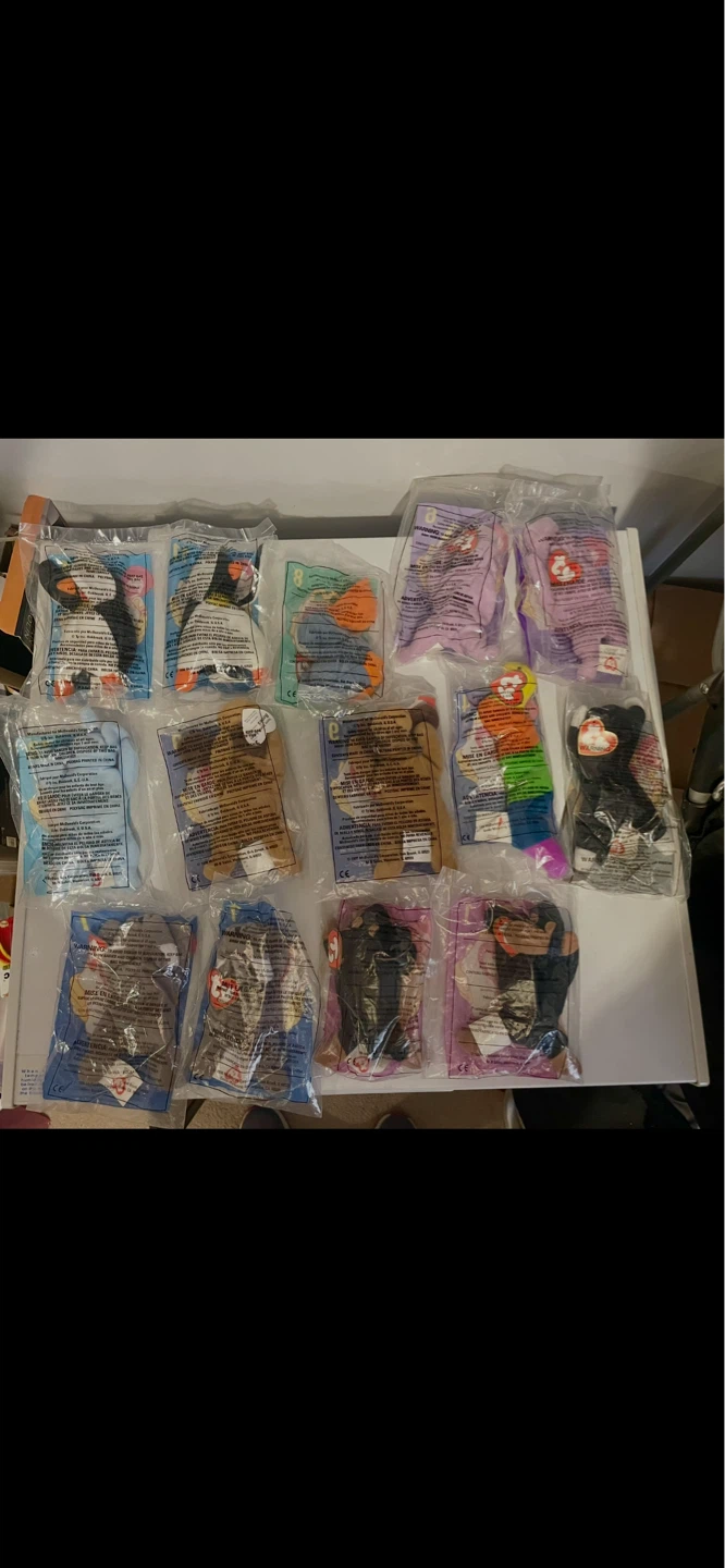 Lot of 14 McDonald's Ty Beanie Babies Happy Meal Toys - photo 2