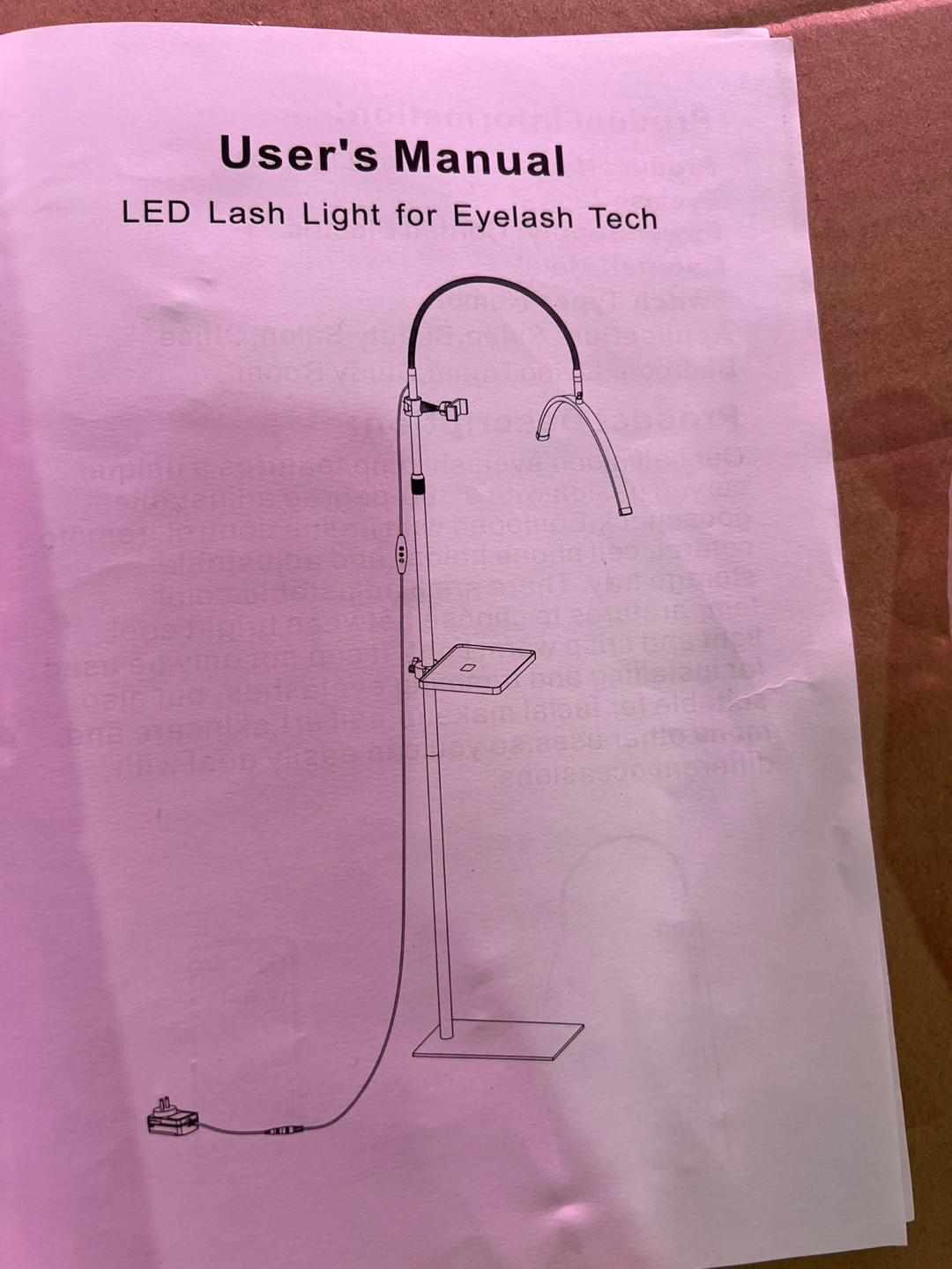 LED Lash Light for Eyelash Tech