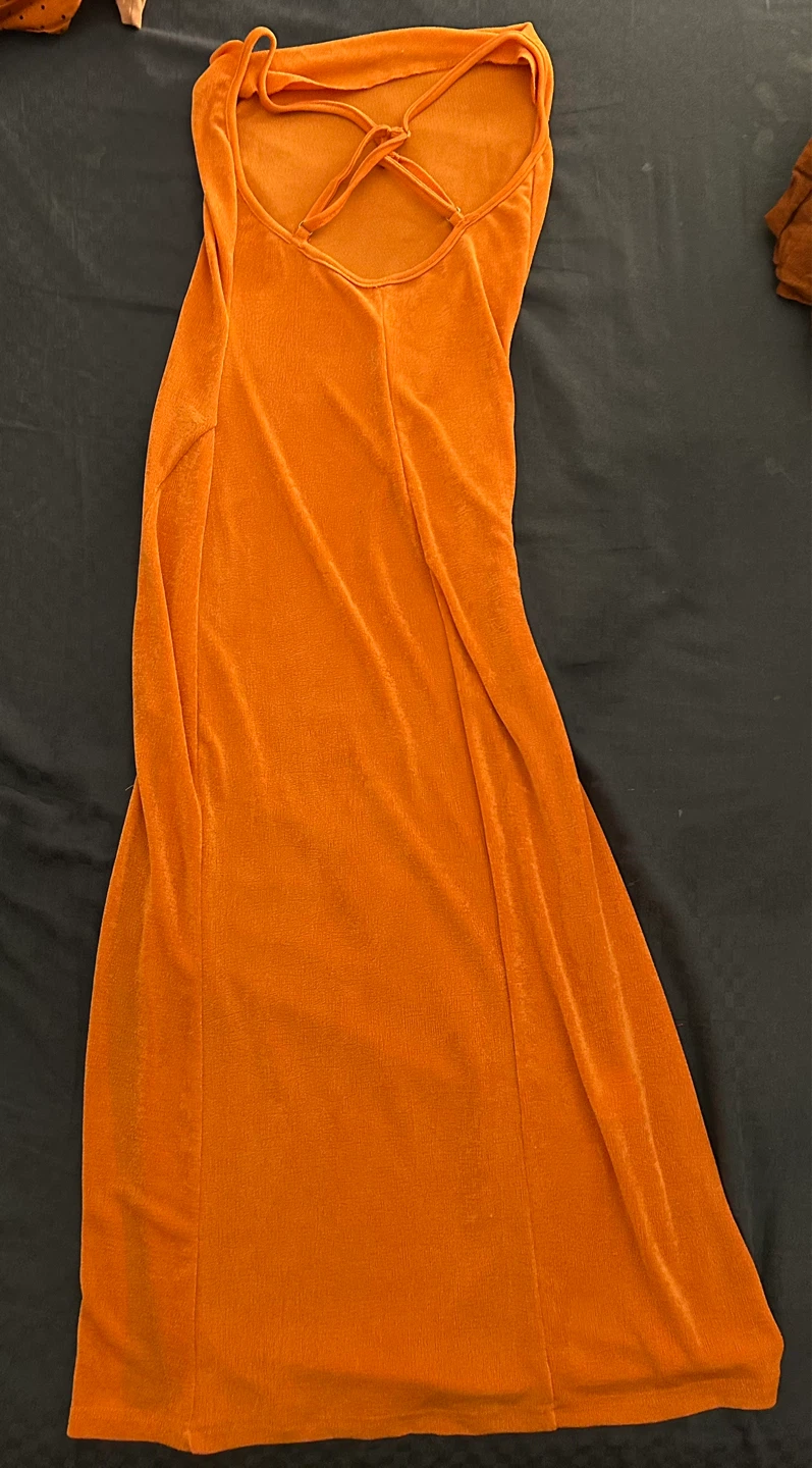 Orange Maxi Dress - photo 2