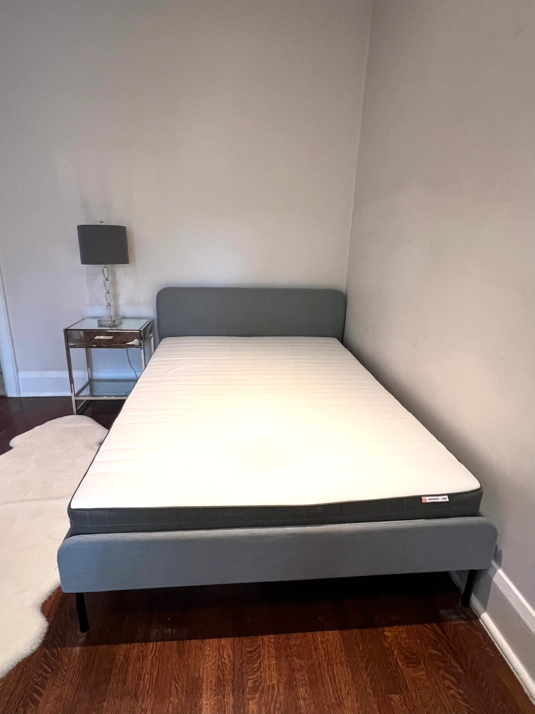 IKEA HAUGA Bed Frame with Mattress