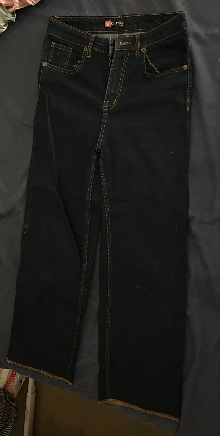 New Dark wide leg Jeans EU 40 / US 08
