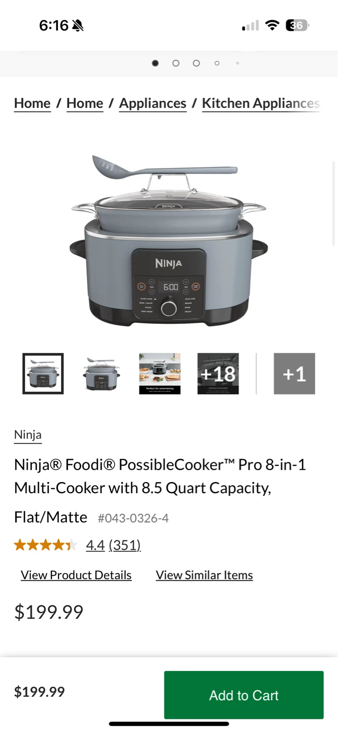Ninja foodi Possible cooker (8in1 multi cooker) - photo 3