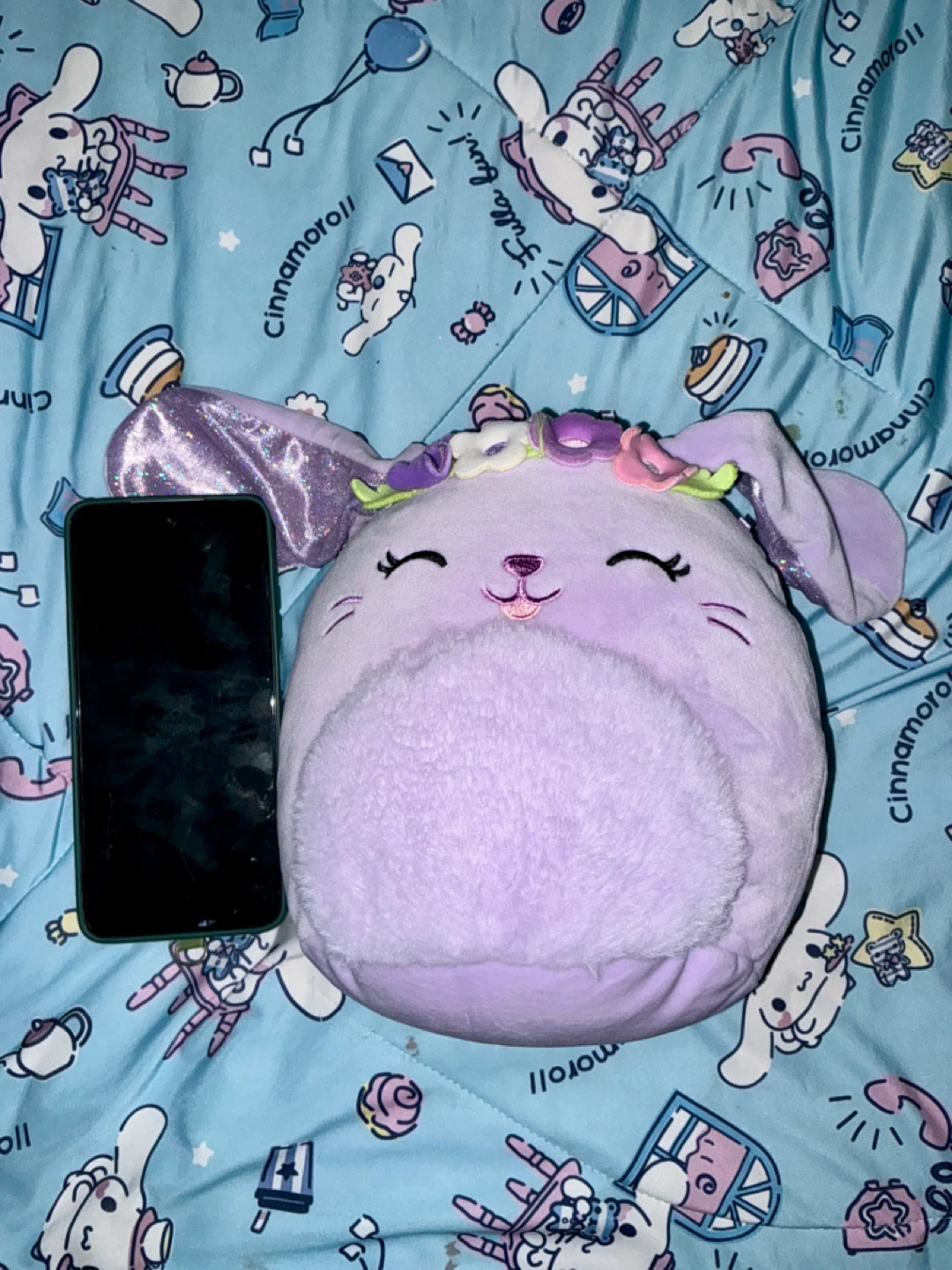 Squishmallows Purple Bunny Plush Toy - photo 4