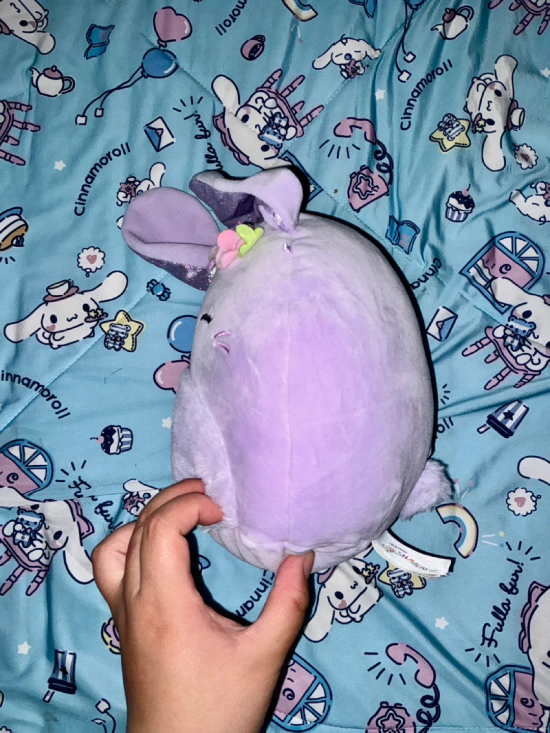 Squishmallows Purple Bunny Plush Toy - photo 3