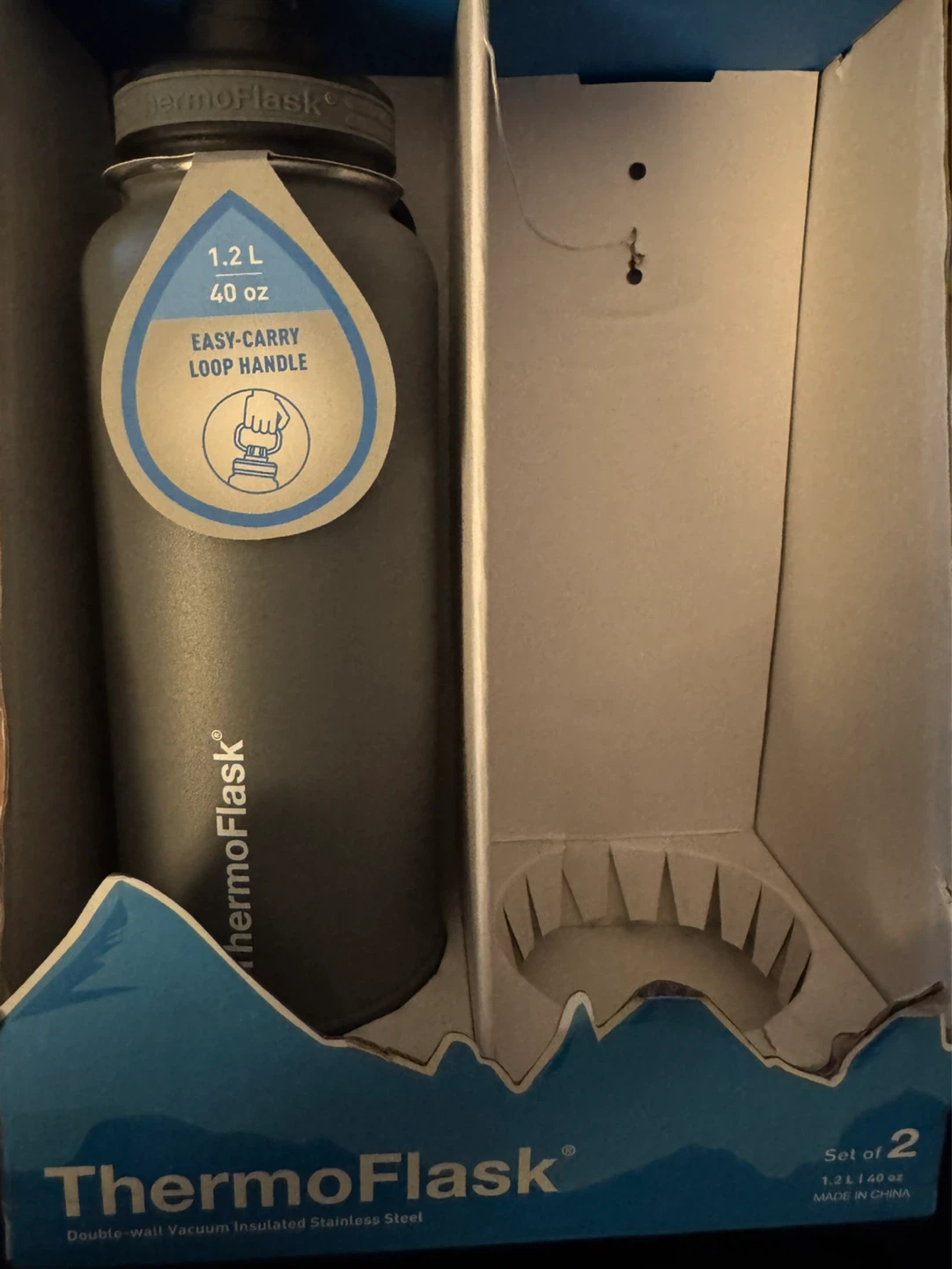 ThermoFlask 40 oz Insulated Stainless Steel Bottle - photo 2