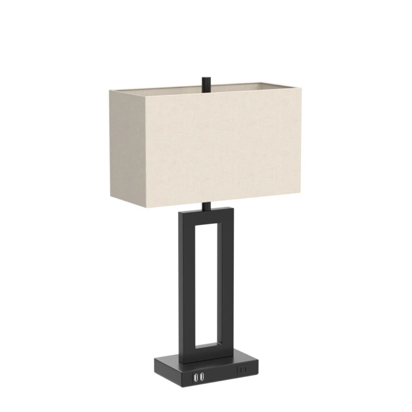 Set of 2 Touch Control Table Lamp with 2 USB Ports - photo 4