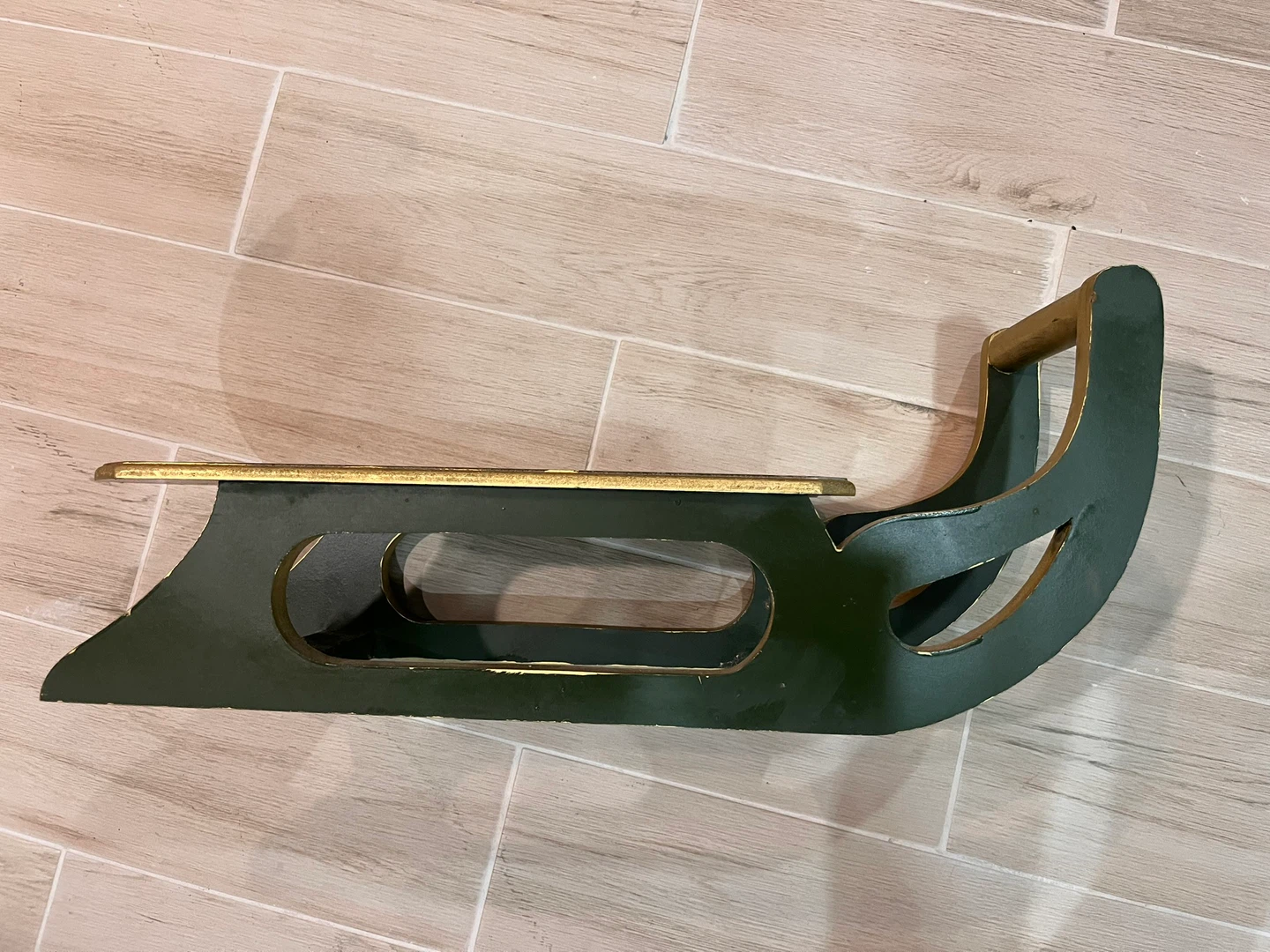 Decorative 23” Wood Sleigh Handpainted Christmas - photo 3