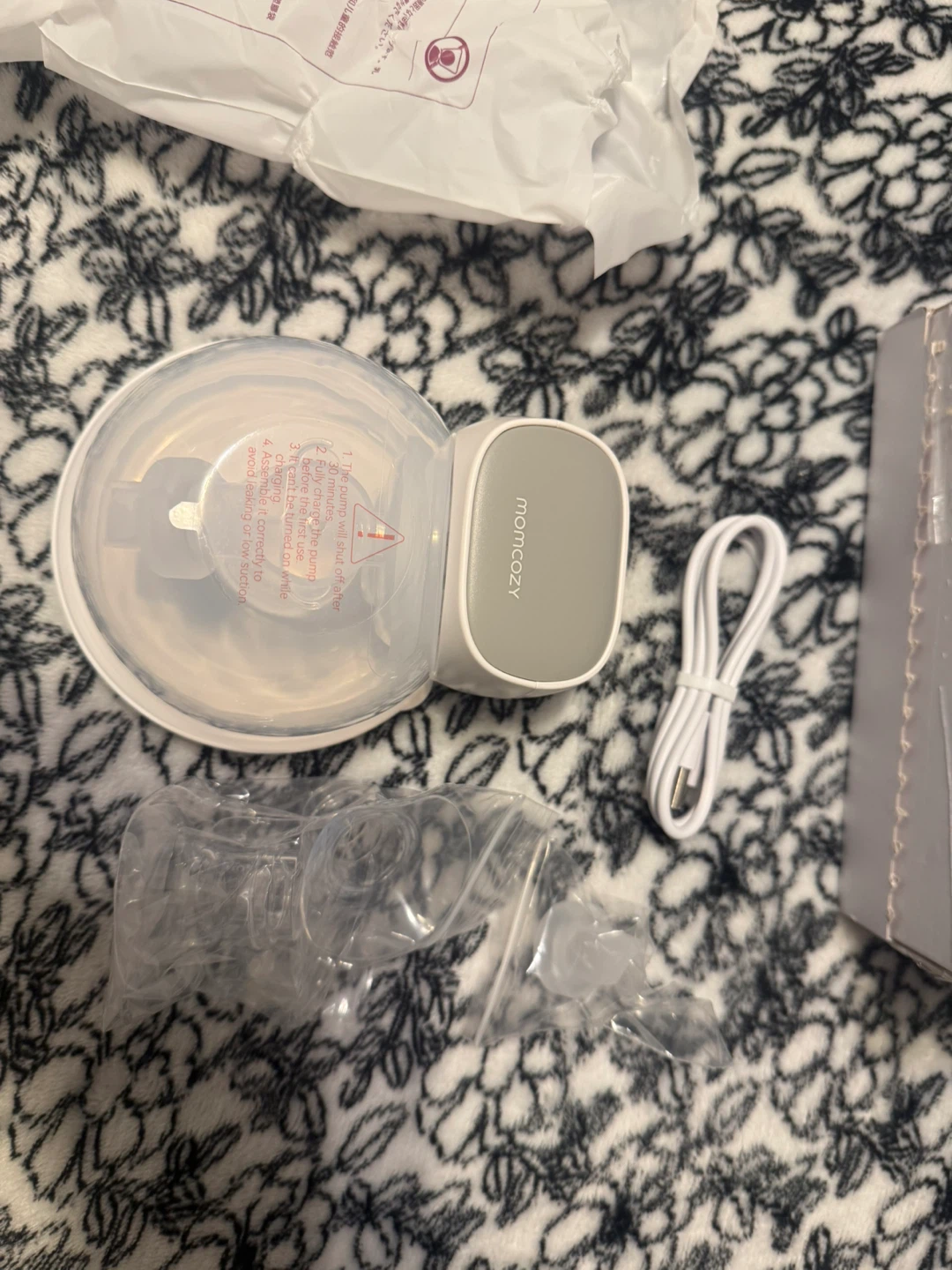 Momcozy S9 Pro Wearable Breast Pump - 24mm, Gray - photo 3