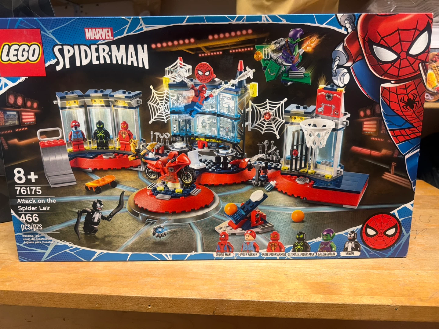 LEGO Marvel Spider-Man Attack on the Spider Lair 76175