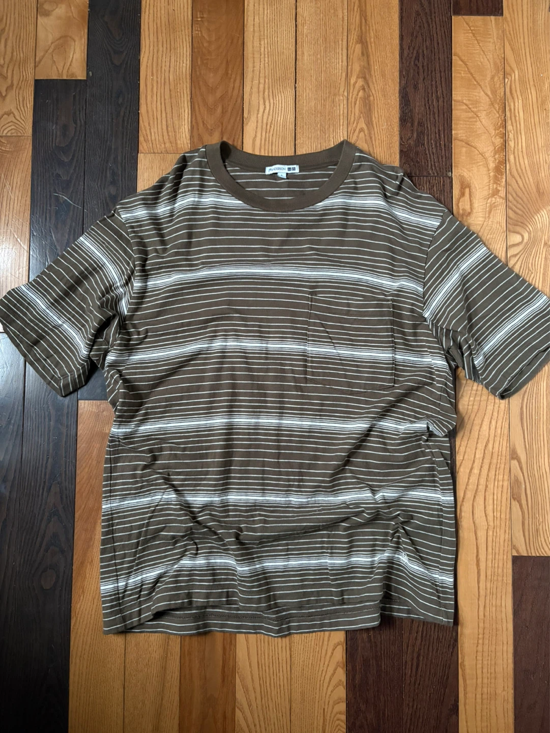 JW Anderson x Uniqlo stripe pocket tee L