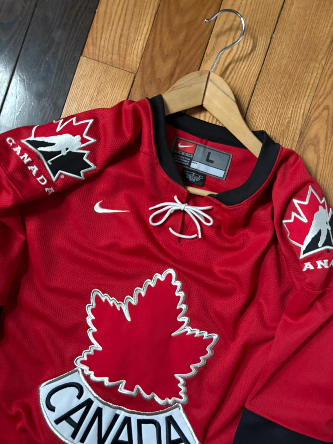 Vintage Team Canada Nike hockey jersey L olympics - photo 3