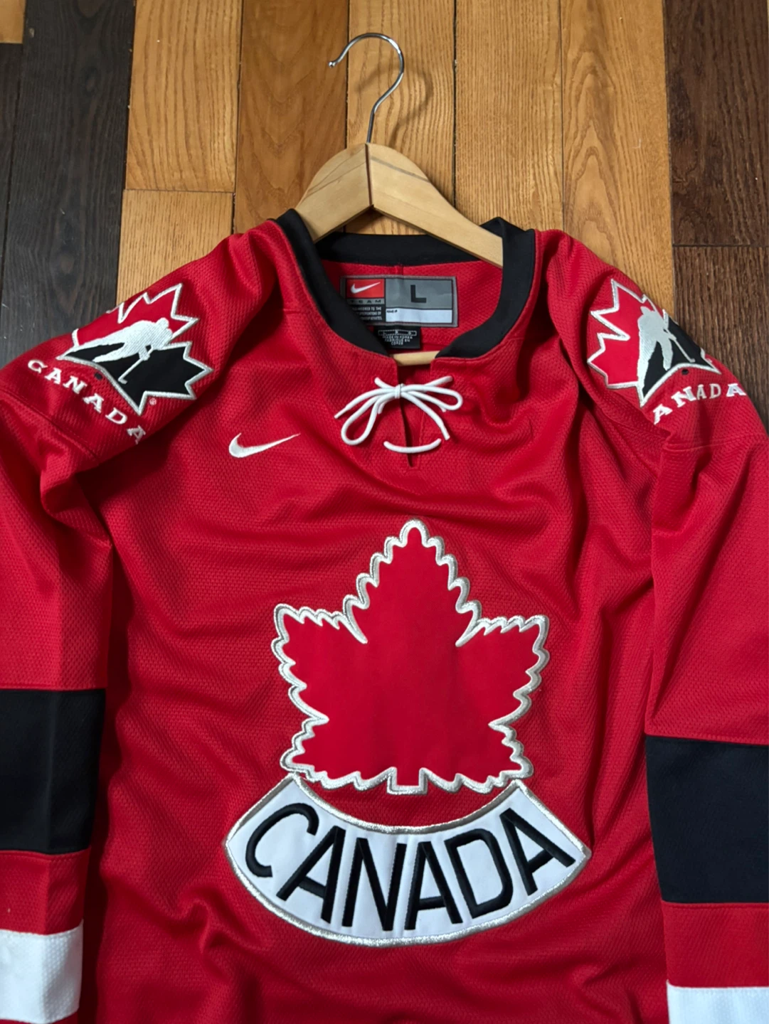 Vintage Team Canada Nike hockey jersey L olympics - photo 2