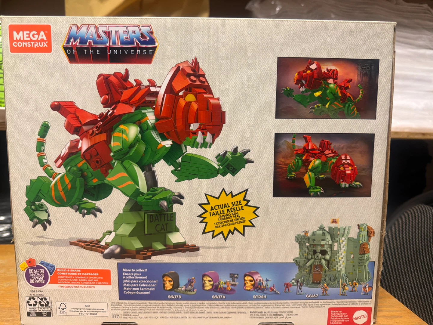 Mega Construx Masters of the Universe Battle Cat Building Set - photo 3