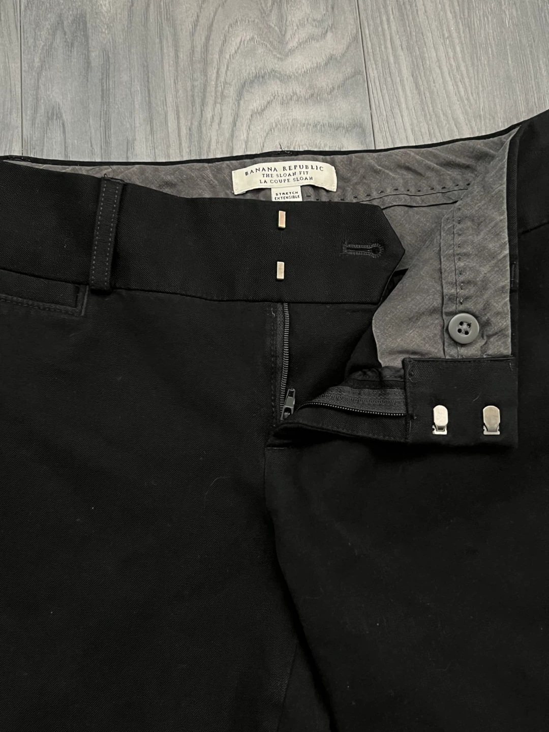 Banana Republic Cotton Black Trousers | Women - photo 5
