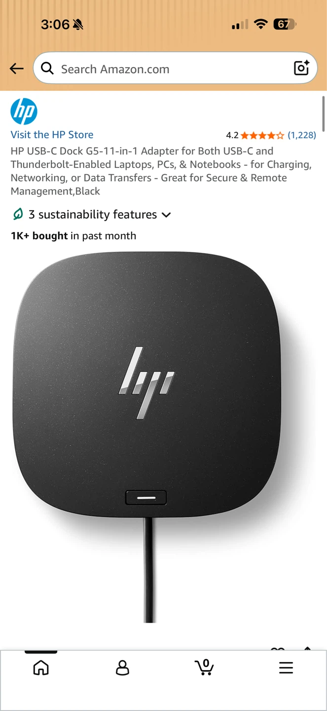 HP USB-C Dock G5 11-in-1 Adapter