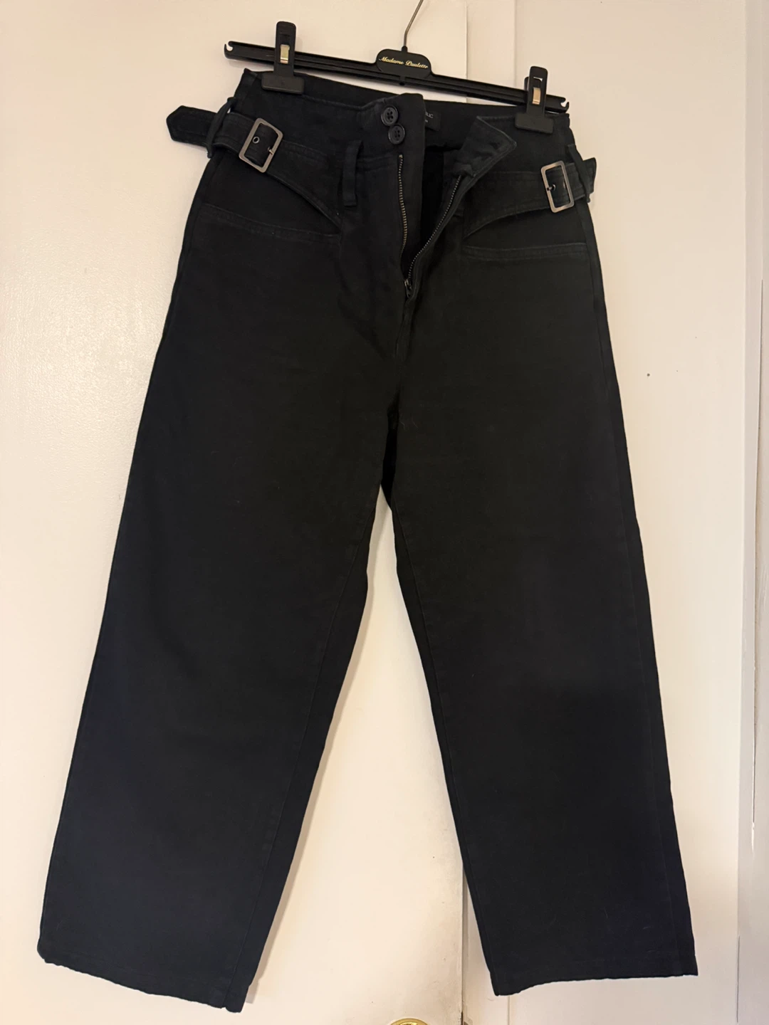 Banana Republic Black Ultra High-Rise Taper Pants Size 4