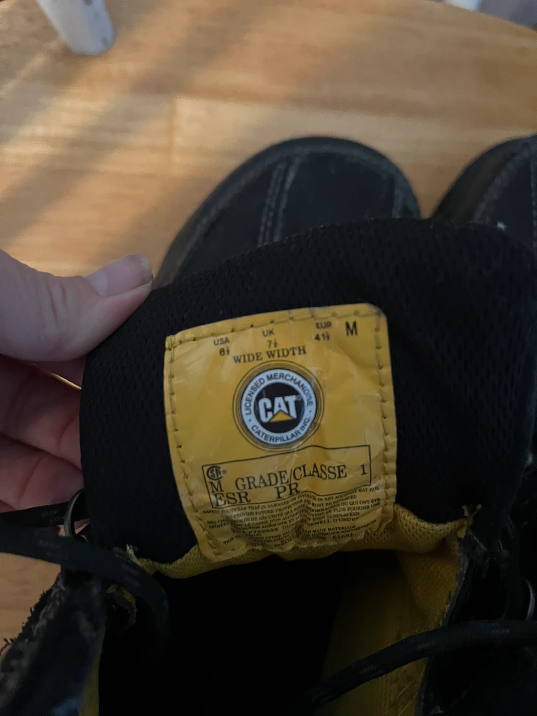 CAT Work Boots - Size 8.5 WIDE - photo 2