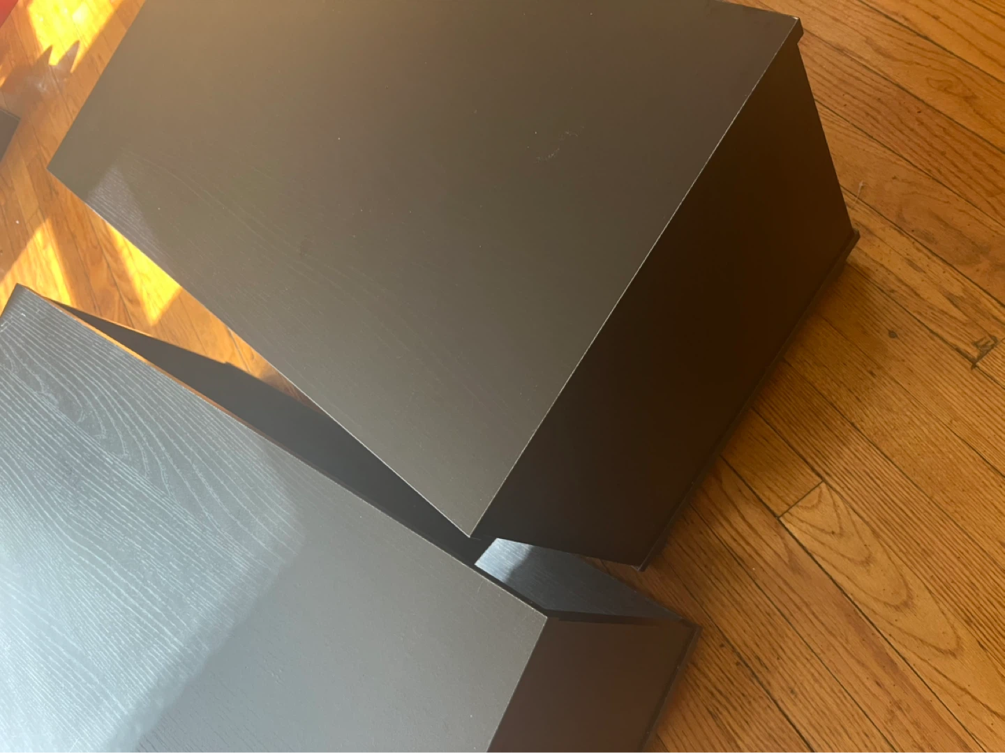 Black Storage Cube Organizer with Fabric Bins - photo 3