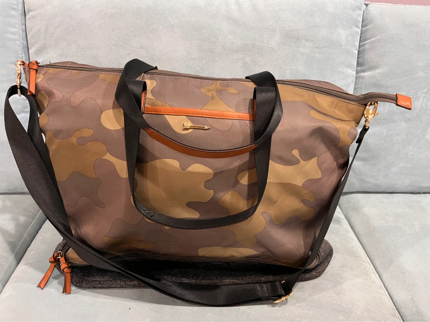 Large 16” Camo Duffel Bag Weekender
