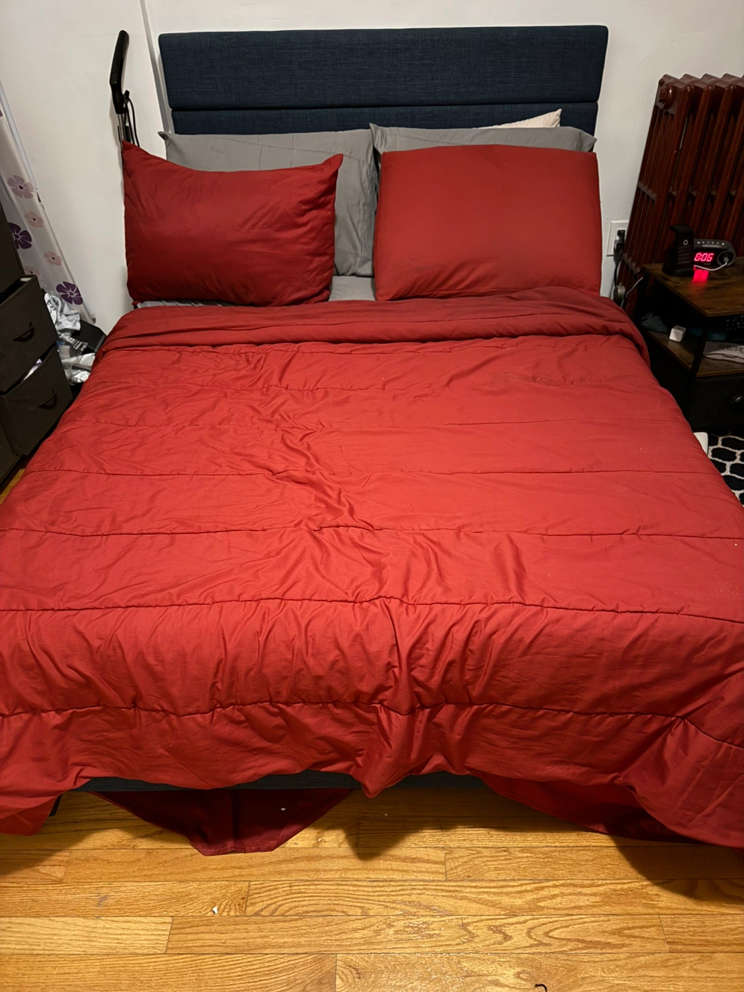 Full size bed with mattress