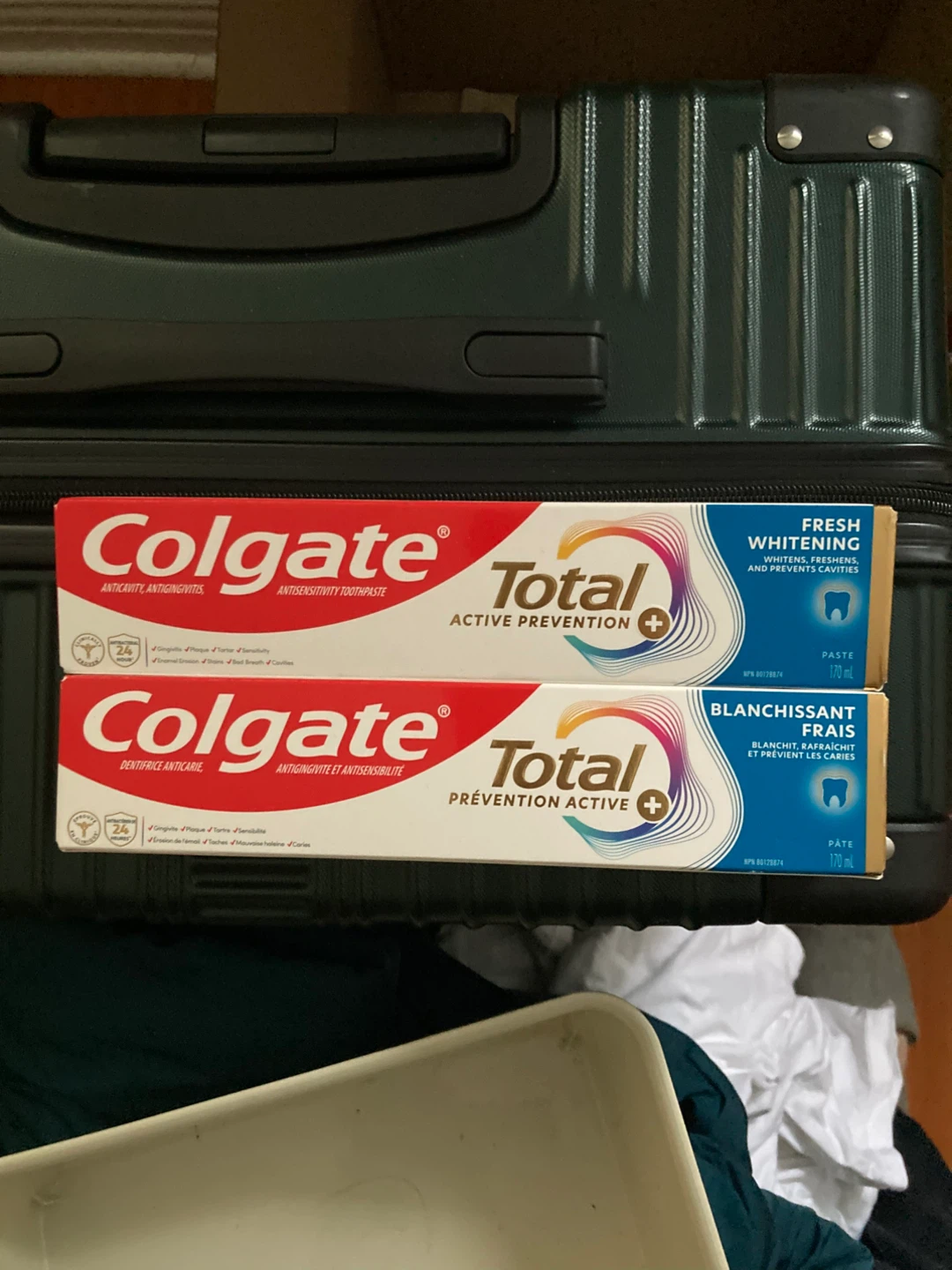[Unused] Colgate Total Active Prevention Toothpaste - 2 x 170ml