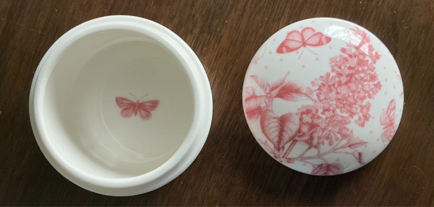 Portmeirion Botanic Pink Trinket Dish - photo 2