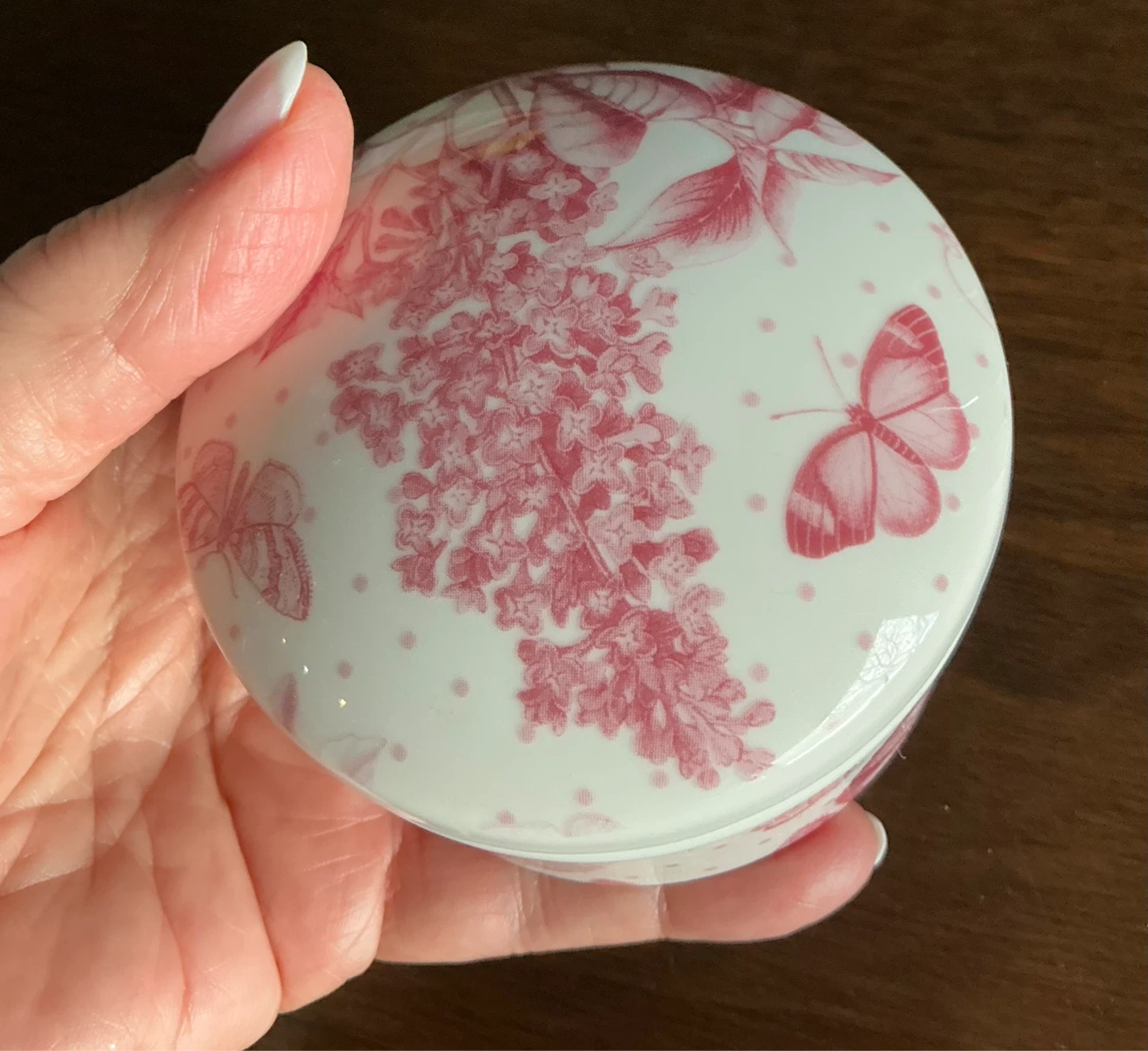 Portmeirion Botanic Pink Trinket Dish