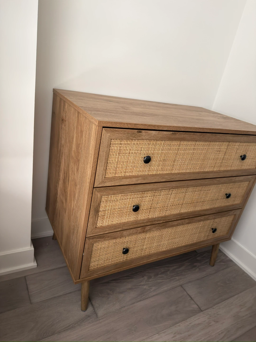 3 Drawer Rattan Dresser - photo 2