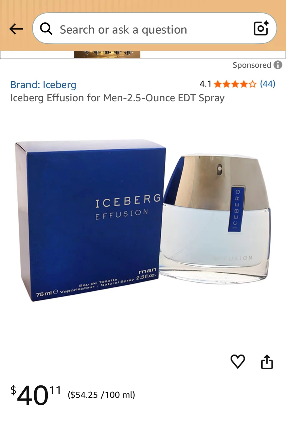 Iceberg Effusion for Mens cologne - photo 5