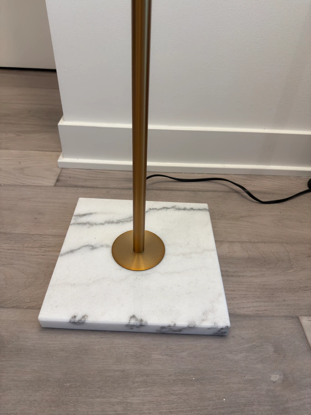 Gold and Marble Floor Lamp - photo 3