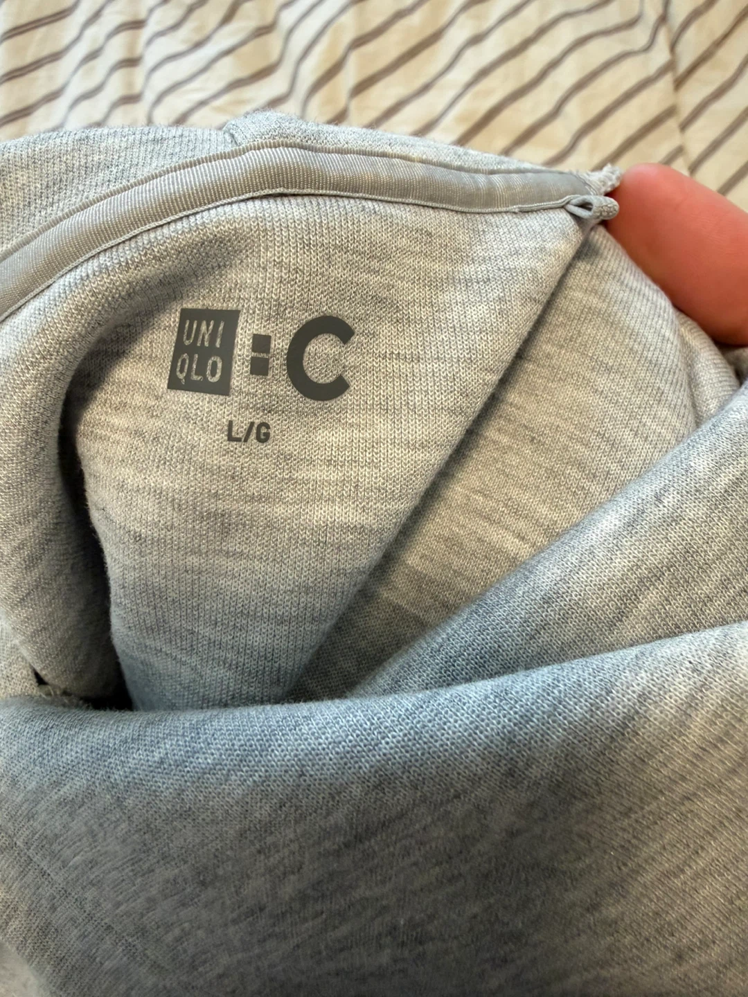 Uniqlo C Grey Hoodie L - photo 4
