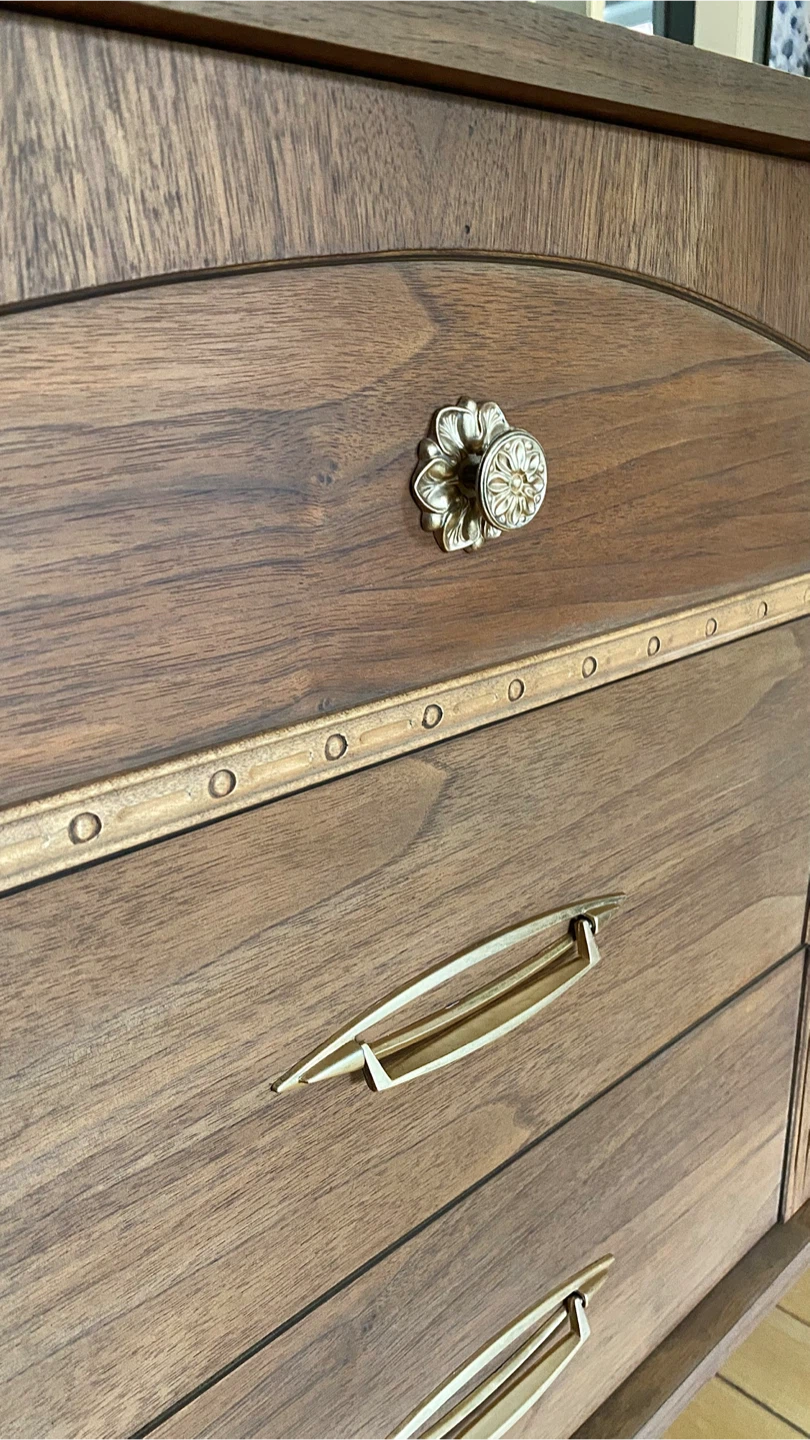 ✨Vintage Walnut Dresser Professionally Refinished - photo 3