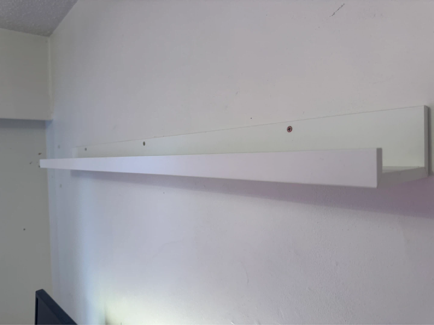 White Floating Wall Shelf