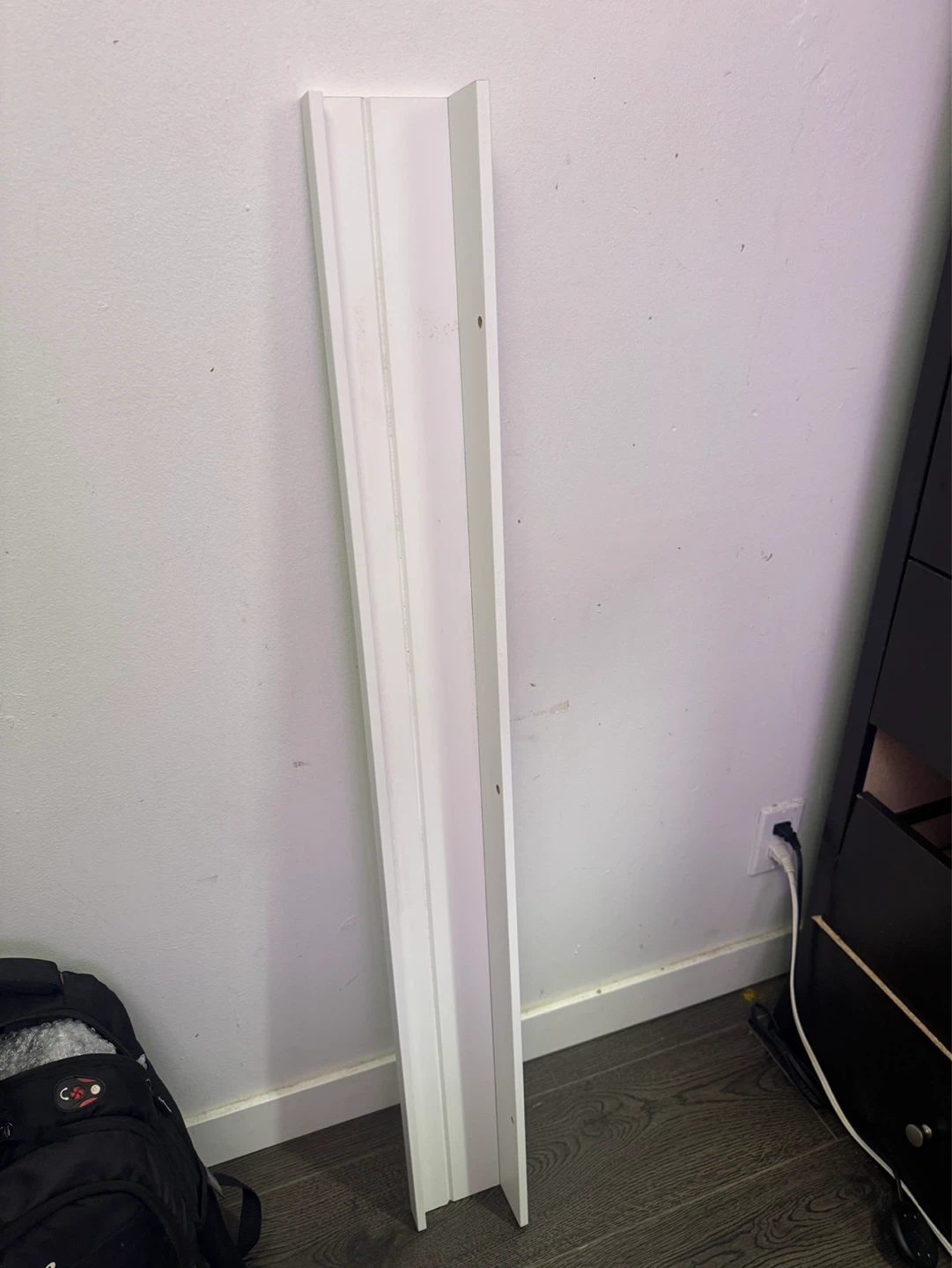 White Floating Wall Shelf - photo 3
