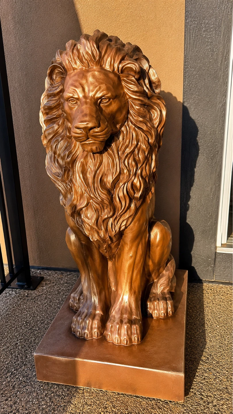 Bronze Lion Statue