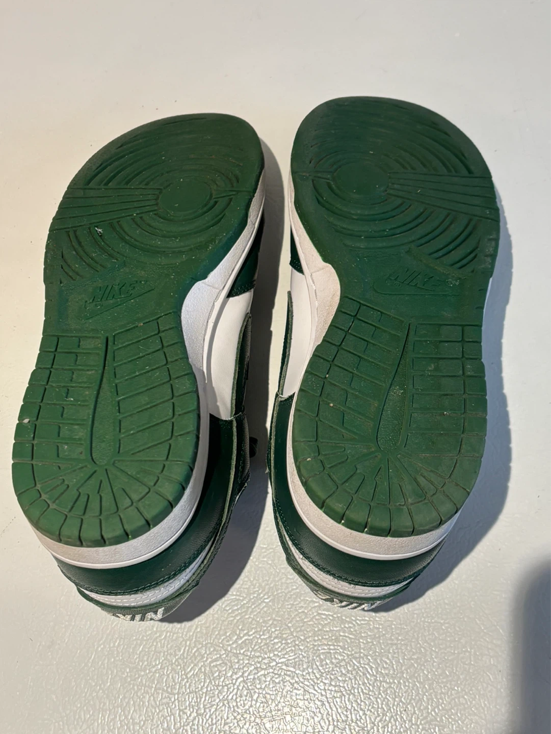 Nike Dunk Low Green White Sneakers - photo 4