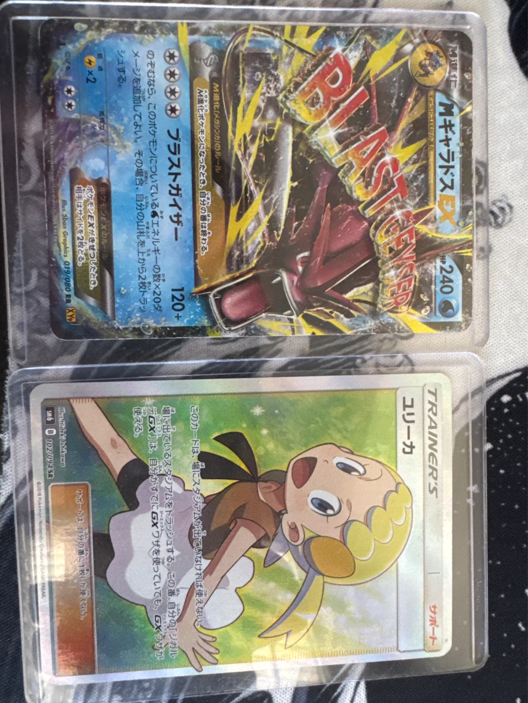 Pokemon M Gyarados EX & Trainer Card Bundle