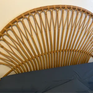 Rattan Peacock Headboard