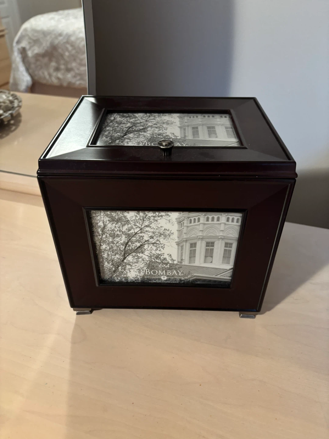 Bombay Wood Photo Frame Organizer Box