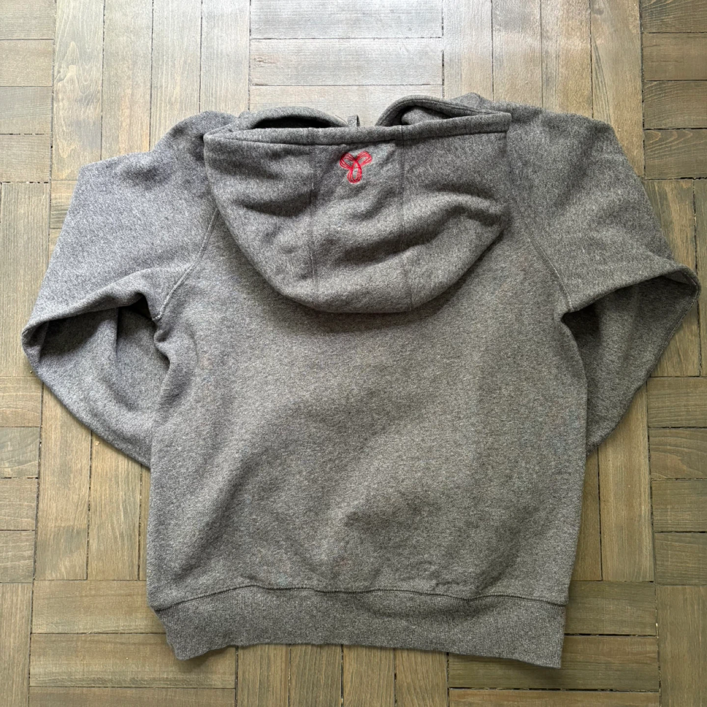 TNA Heather Grey Logo Hoodie - photo 4