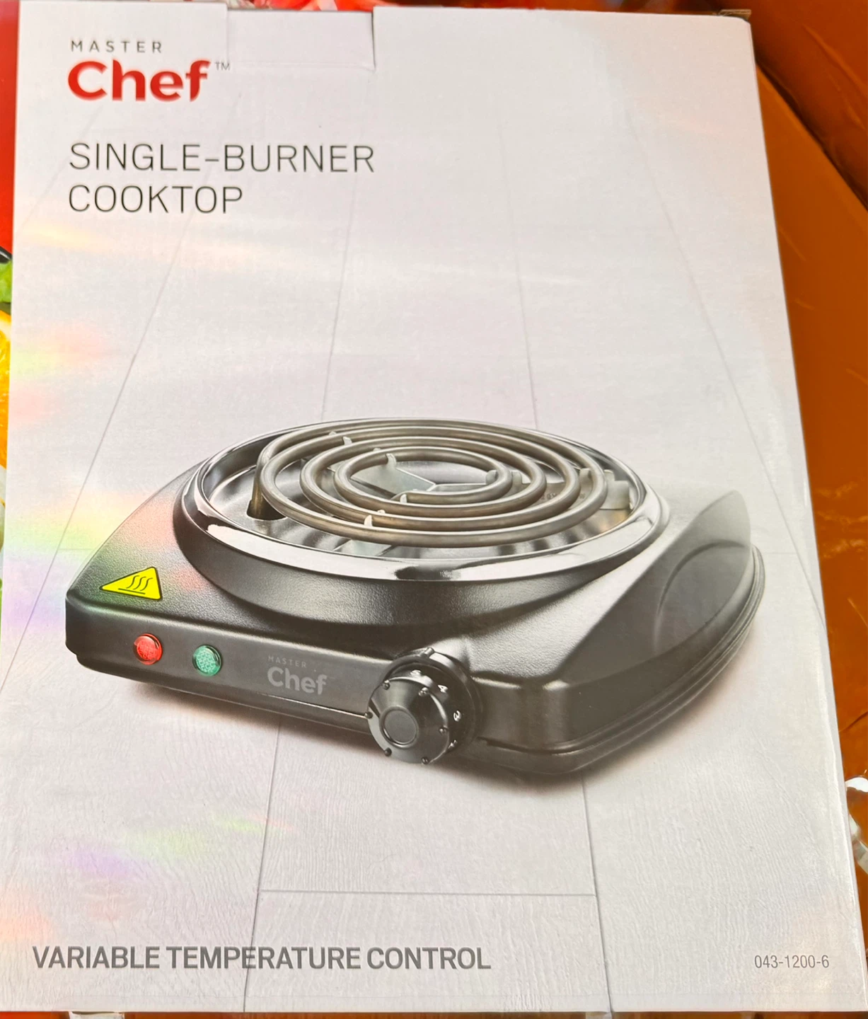 Master Chef Single-Burner Cooktop