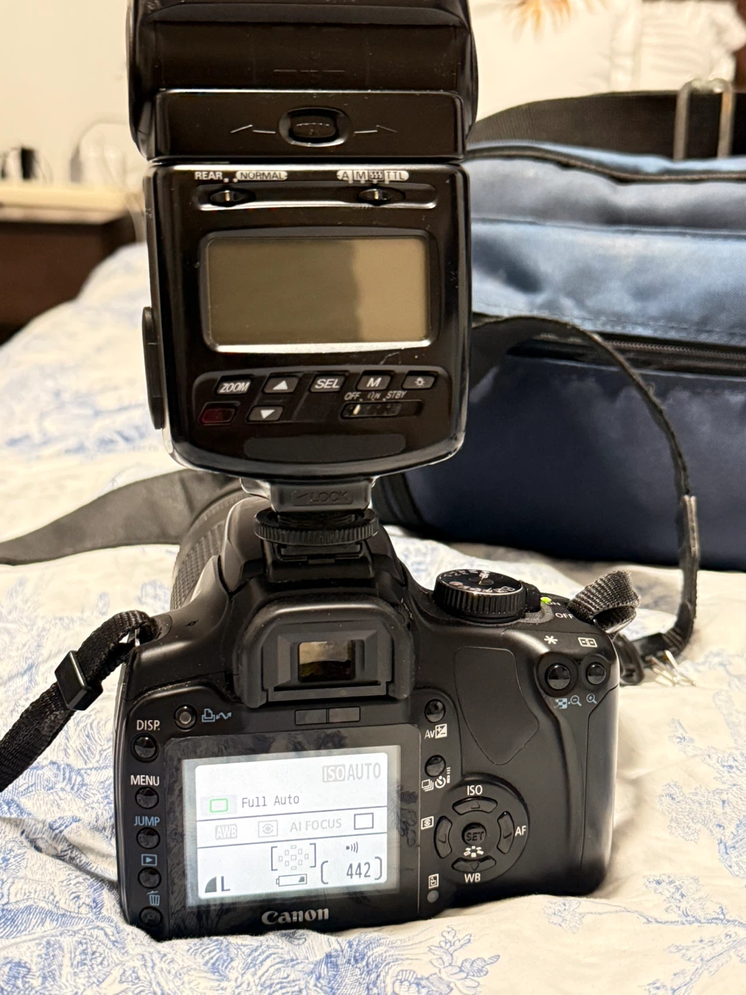Canon EOS Digital Rebel XTi  with Flash and Lens - photo 5
