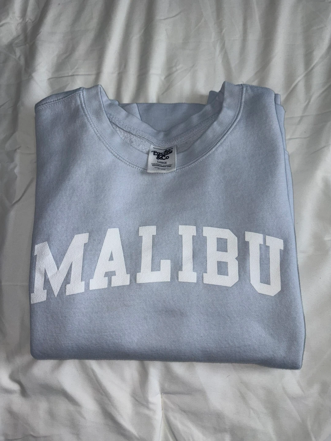 Malibu Crewneck Sweatshirt - Light Blue - photo 3