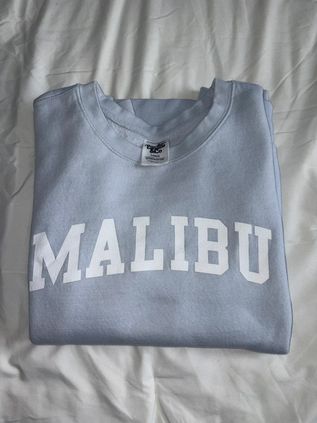 Malibu Crewneck Sweatshirt - Light Blue - photo 3