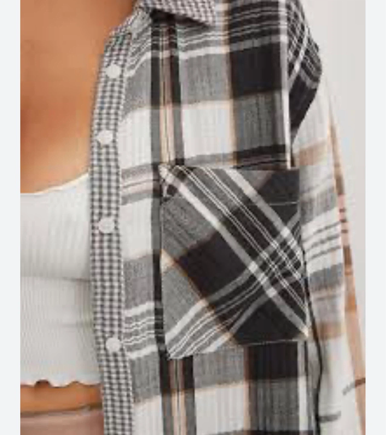 Buffalo Plaid Flannel Shirt - photo 5