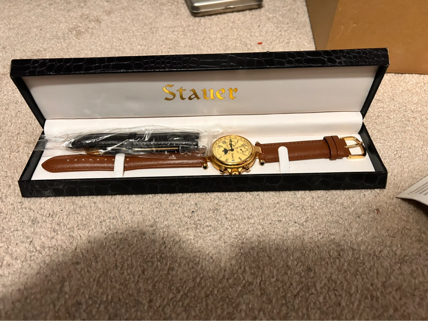 Stauer Watch in Box
